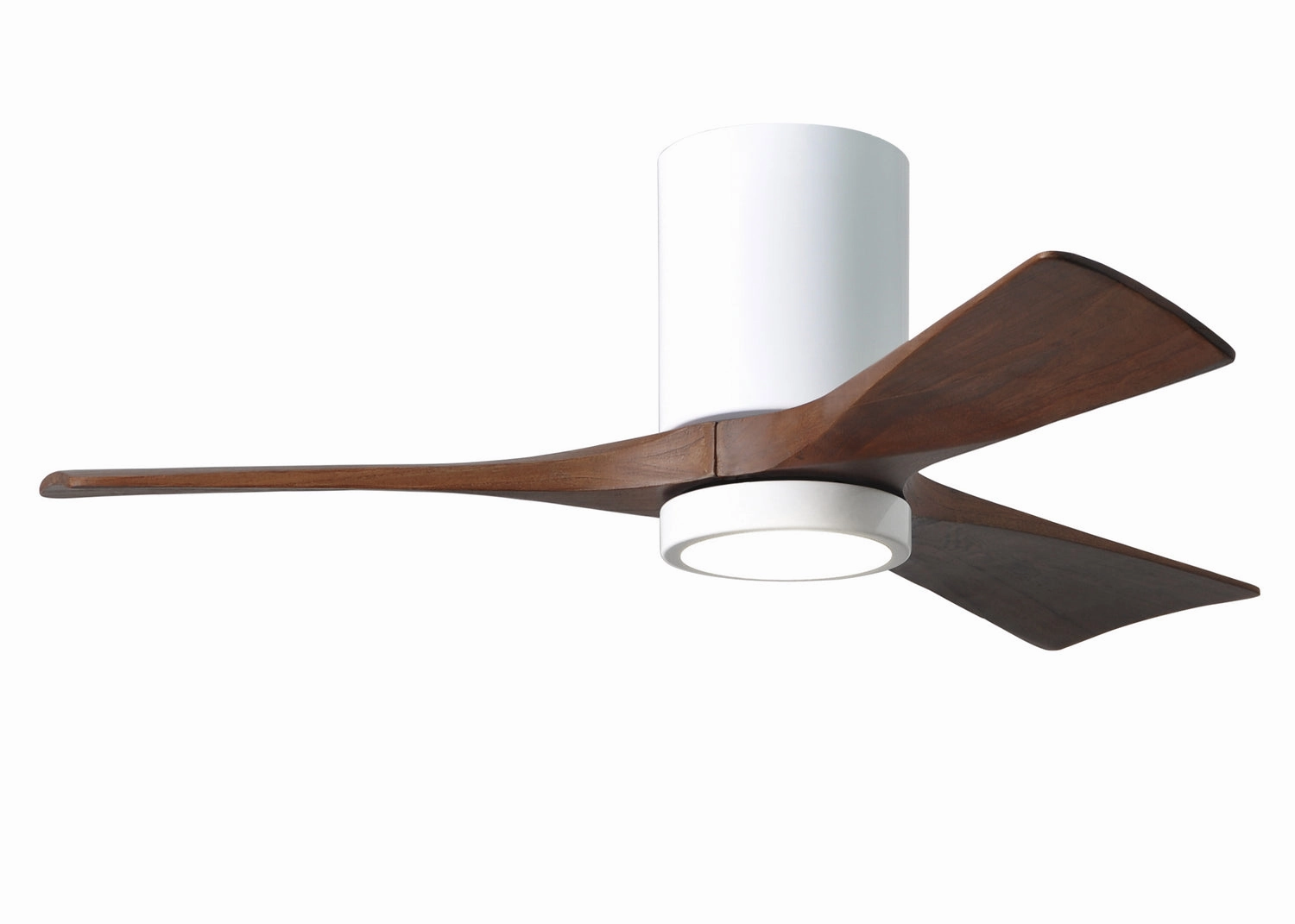 Matthews Fans 42" Irene 3HLK Indoor/Outdoor DC LED Hugger Ceiling Fan with Remote and Wall Control