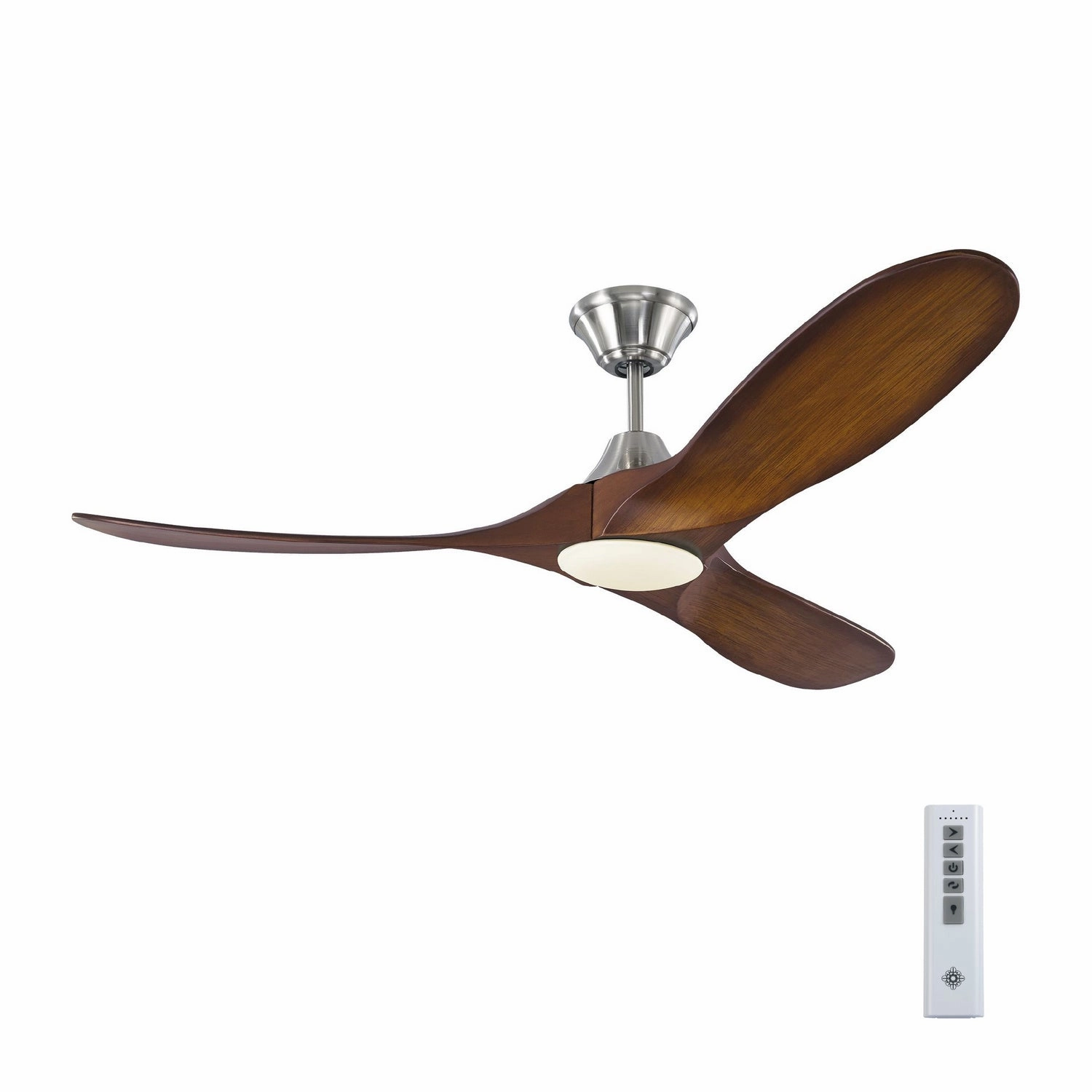 Maverick 52"Ceiling Fan Brushed Steel
