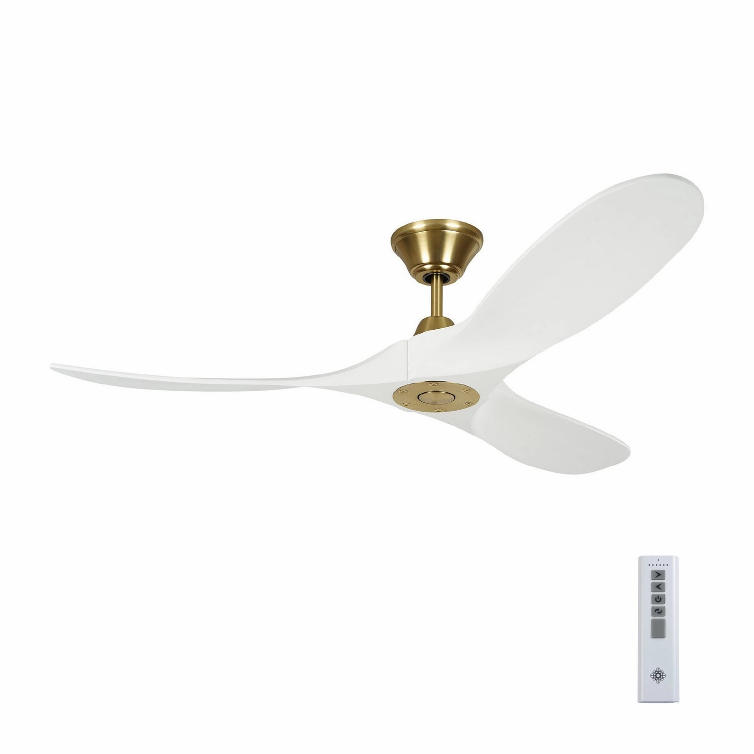 Maverick 52"Ceiling Fan Burnished Brass