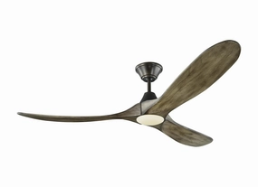 Maverick 60"Ceiling Fan Aged Pewter quiet electric fans for home use