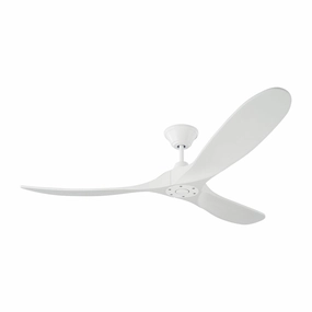 Maverick 60"Ceiling Fan Matte White portable medium fans with handle design