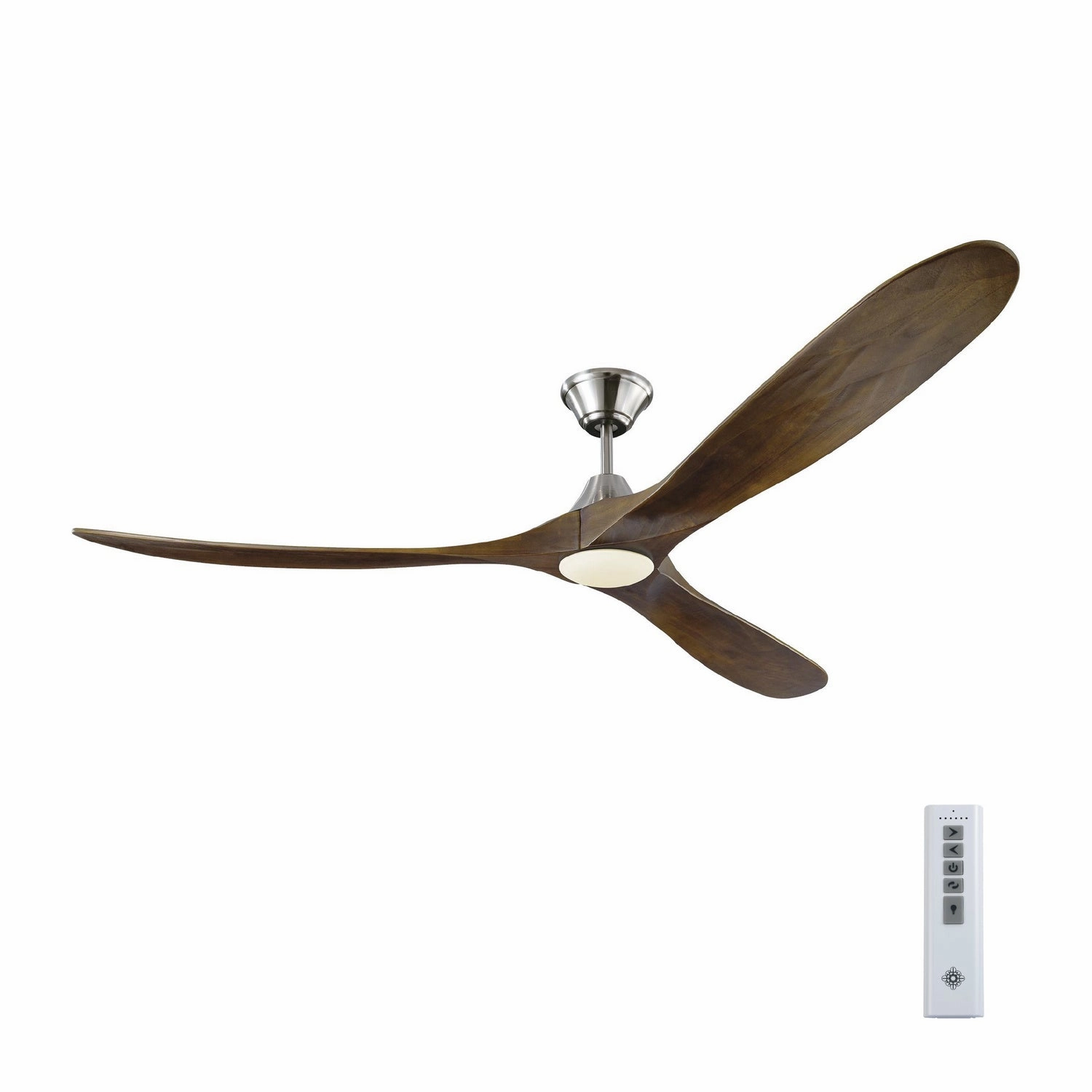 Maverick 70"Ceiling Fan Brushed Steel