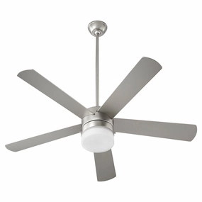 Maxwell 52"Ceiling Fan Satin Nickel adjustable fans for targeted cooling