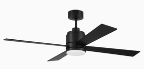 McCoy 52 4 Blade 52"Ceiling Fan Flat Black durable fans for long-lasting performance
