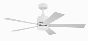 McCoy 52 5 Blade 52"Ceiling Fan White indoor electric fans with remote control