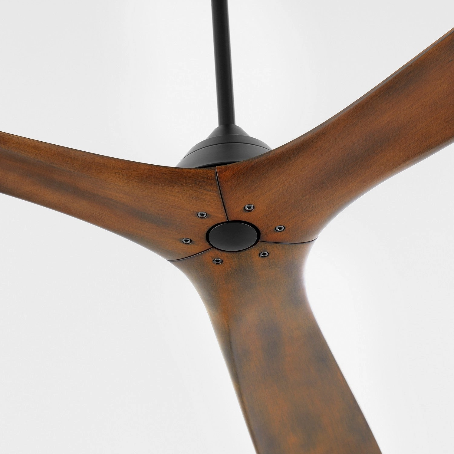 Mecca 64" Ceiling Fan Black / Walnut