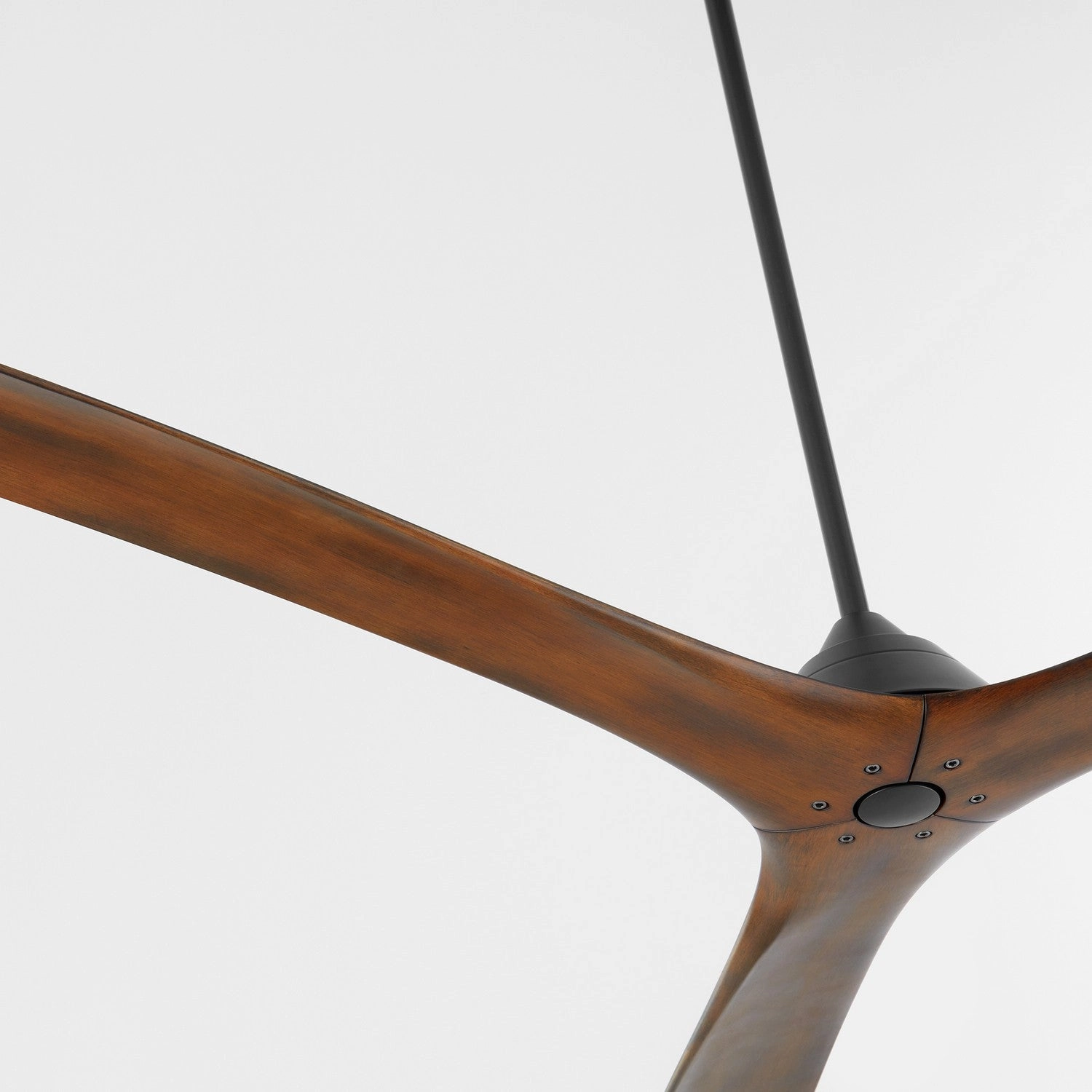 Mecca 64" Ceiling Fan Black / Walnut