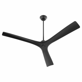 Mecca 64" Ceiling Fan Black energy-efficient medium fans with remote
