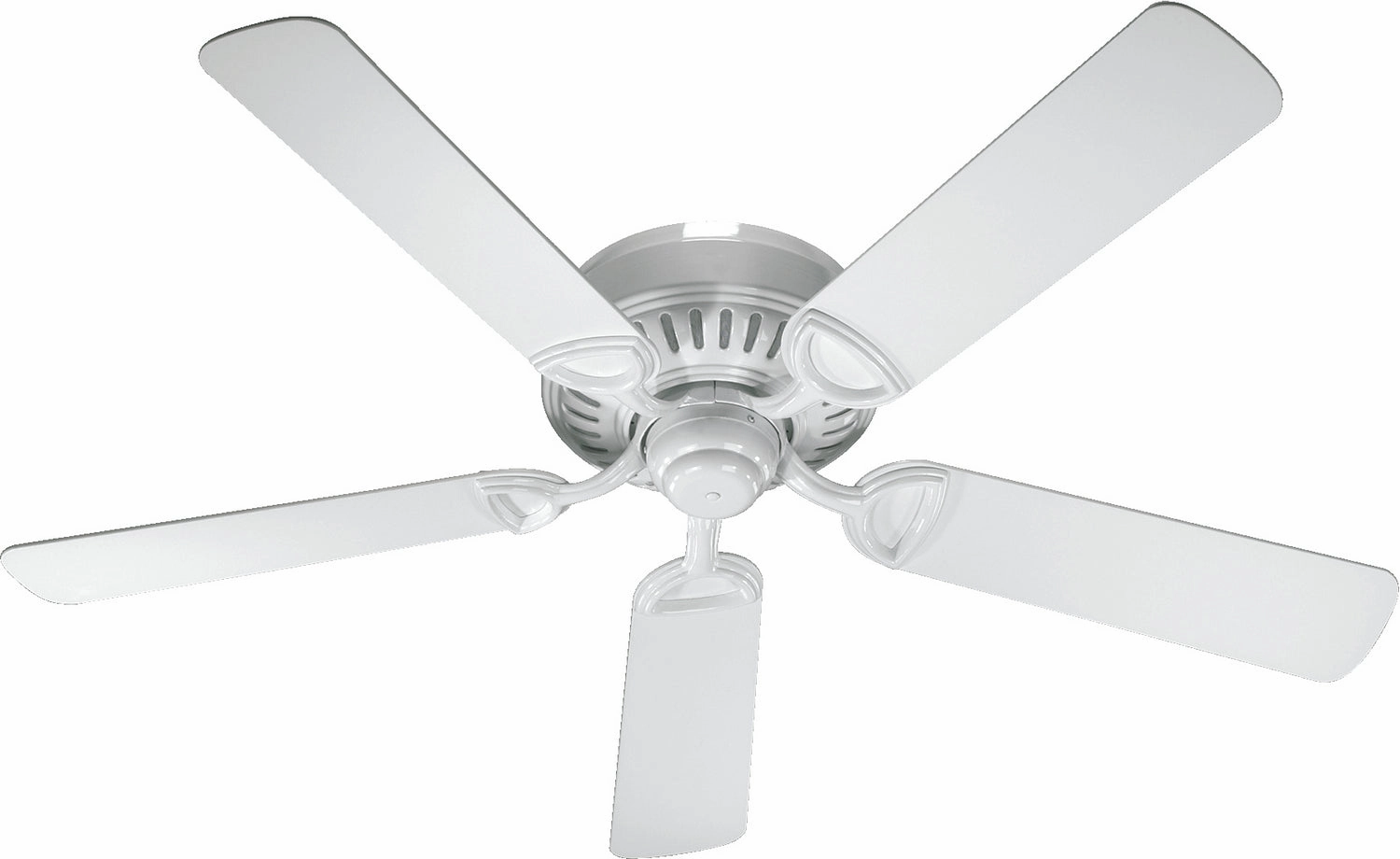 Medallion 52"Ceiling Fan White low-noise fans for peaceful environments
