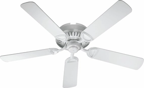 Medallion 52"Ceiling Fan White low-noise fans for peaceful environments