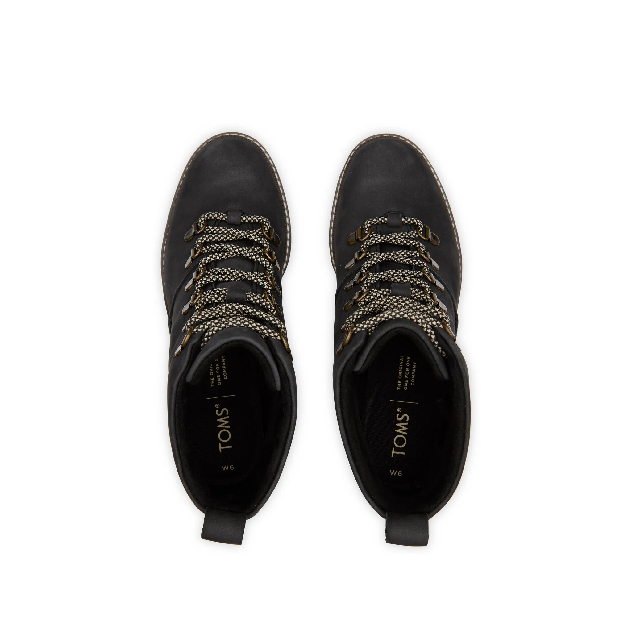 Melrose Black Water Resistant Lace-Up Wedge Boot