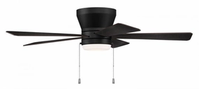 Merit 52"Ceiling Fan Flat Black durable fans for long-lasting performance