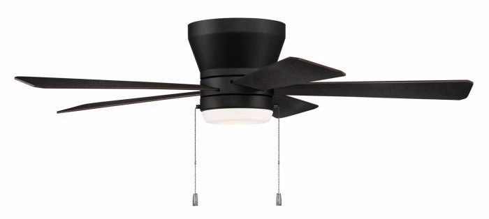 Merit 52"Ceiling Fan Flat Black durable fans for long-lasting performance