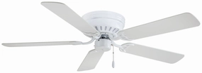 Mesa 52"Ceiling Fan White energy-efficient medium fans with remote