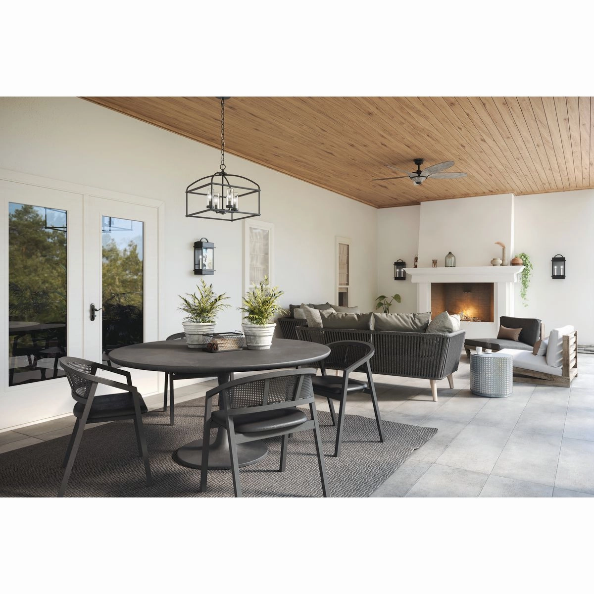Mesilla 60" Ceiling Fan Flat Black