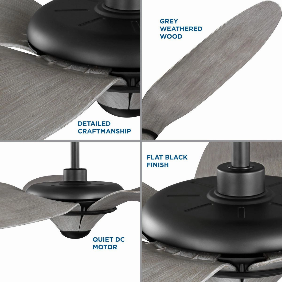 Mesilla 60" Ceiling Fan Flat Black