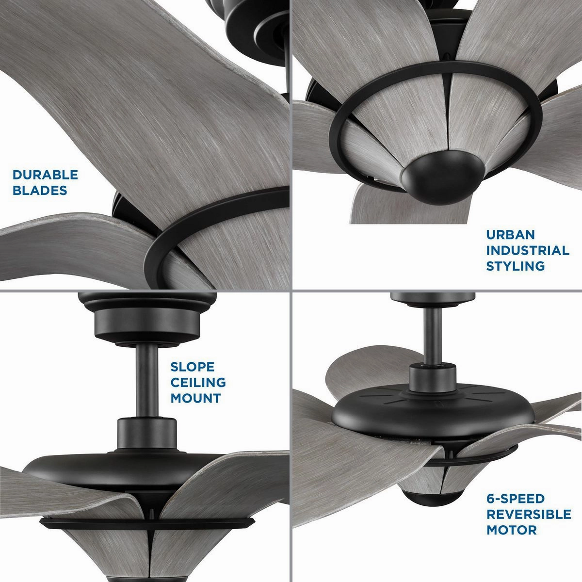Mesilla 60" Ceiling Fan Flat Black