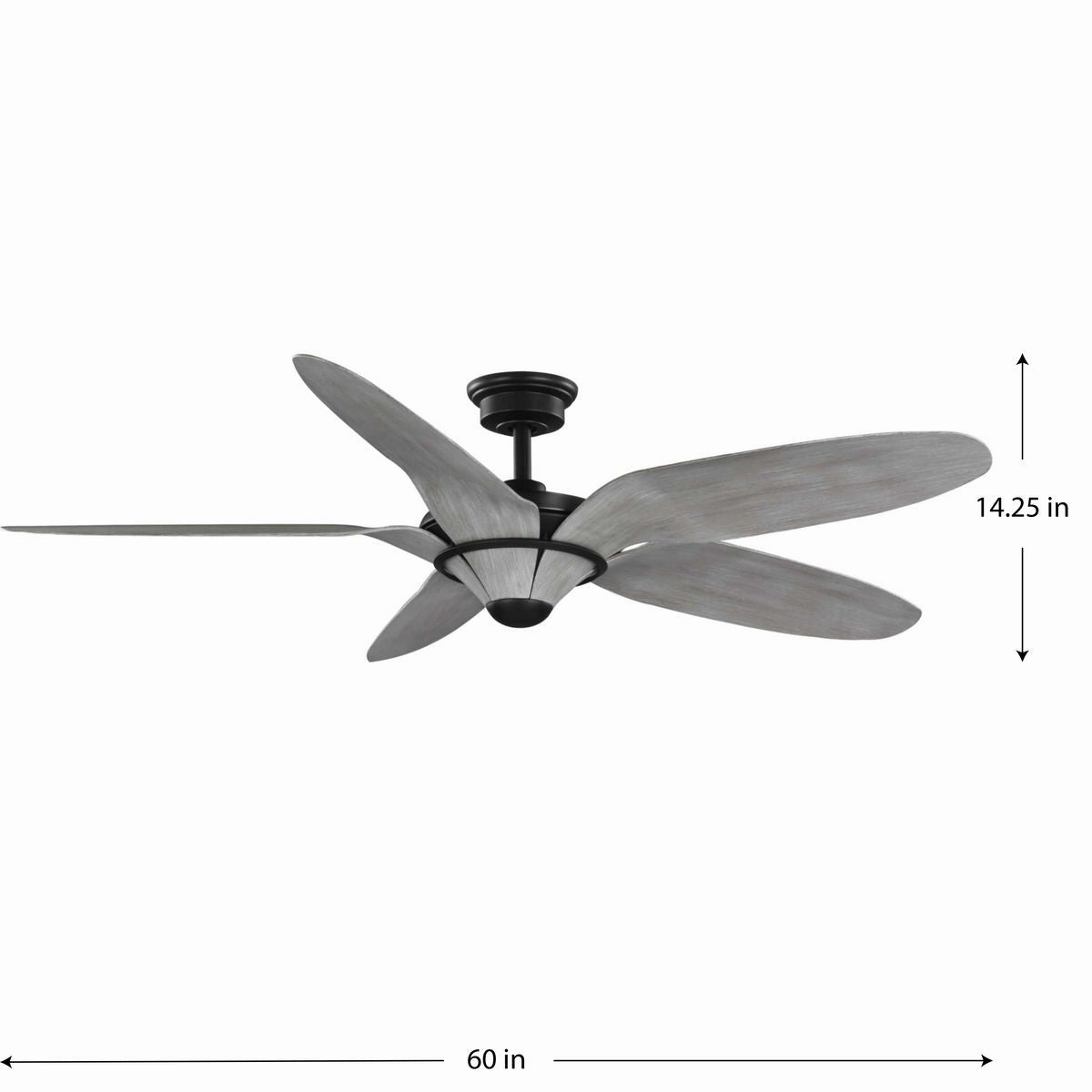 Mesilla 60" Ceiling Fan Flat Black