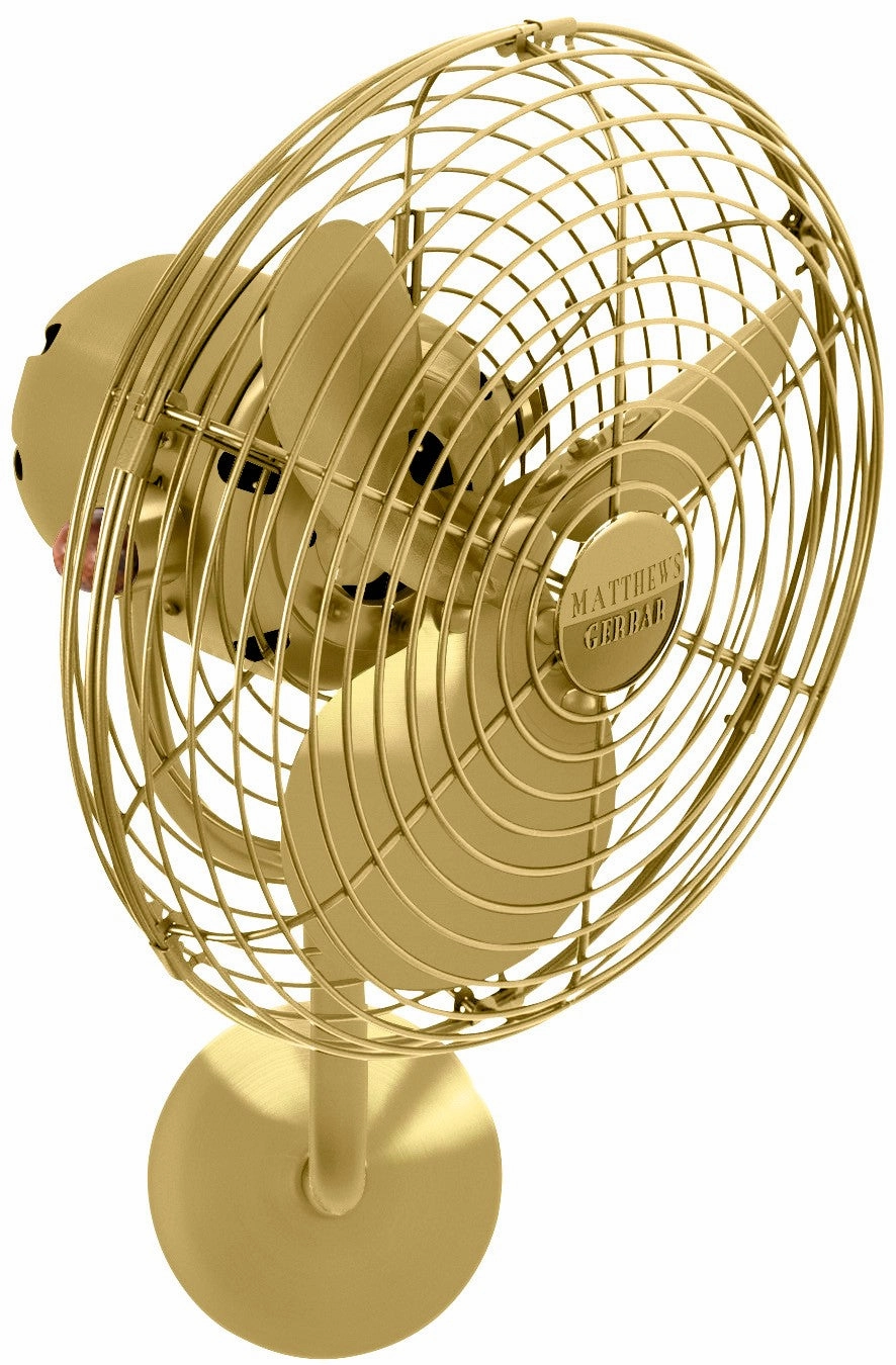 Michelle Parede 19"Wall Fan Brushed Brass