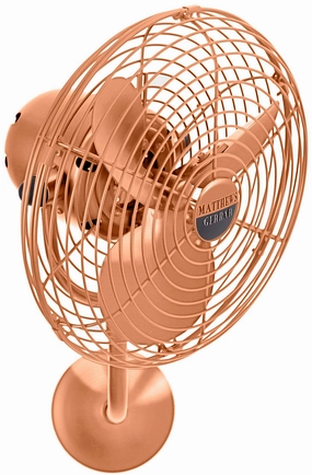 Michelle Parede 19"Wall Fan Brushed Copper small electric fans for personal cooling