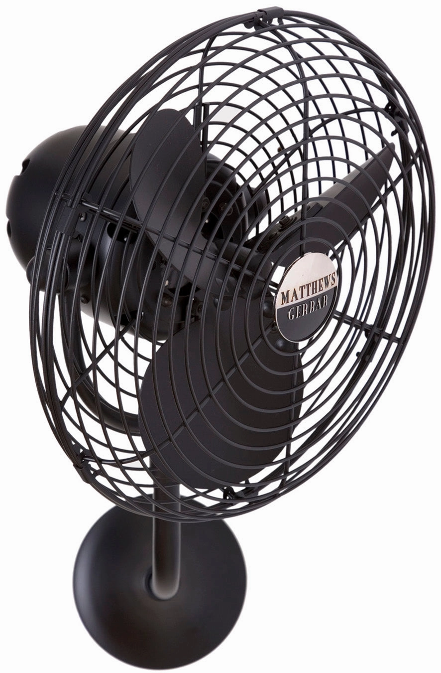 Michelle Parede 19"Wall Fan Matte Black whisper-quiet fans for bedrooms and offices
