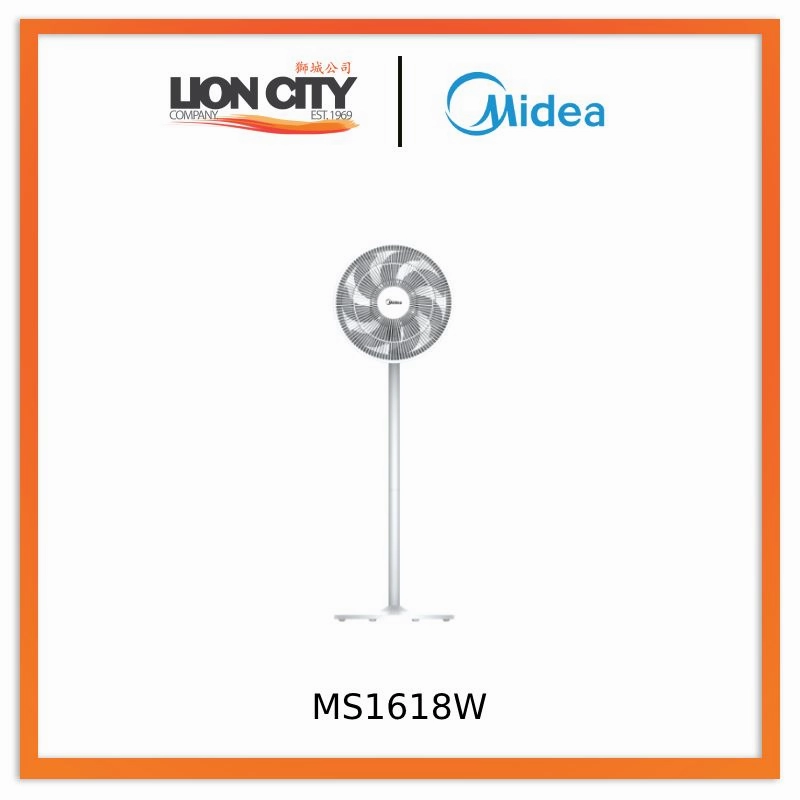 Midea MS1618W Oscillation Stand Fan 16 inches standard all-purpose electric cooling fans