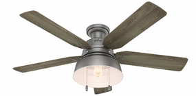 Mill Valley 52"Ceiling Fan Matte Silver multi-speed fans with easy controls