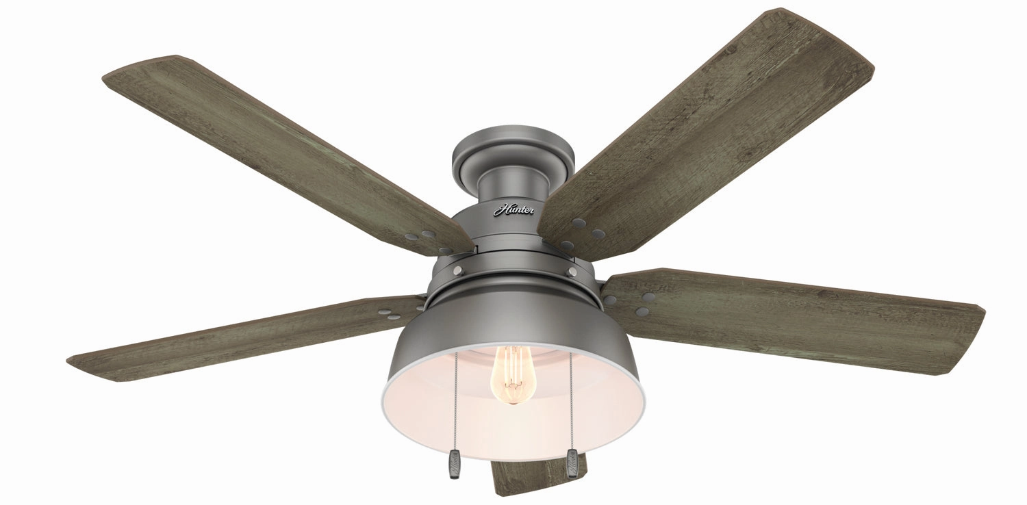 Mill Valley 52"Ceiling Fan Matte Silver multi-speed fans with easy controls
