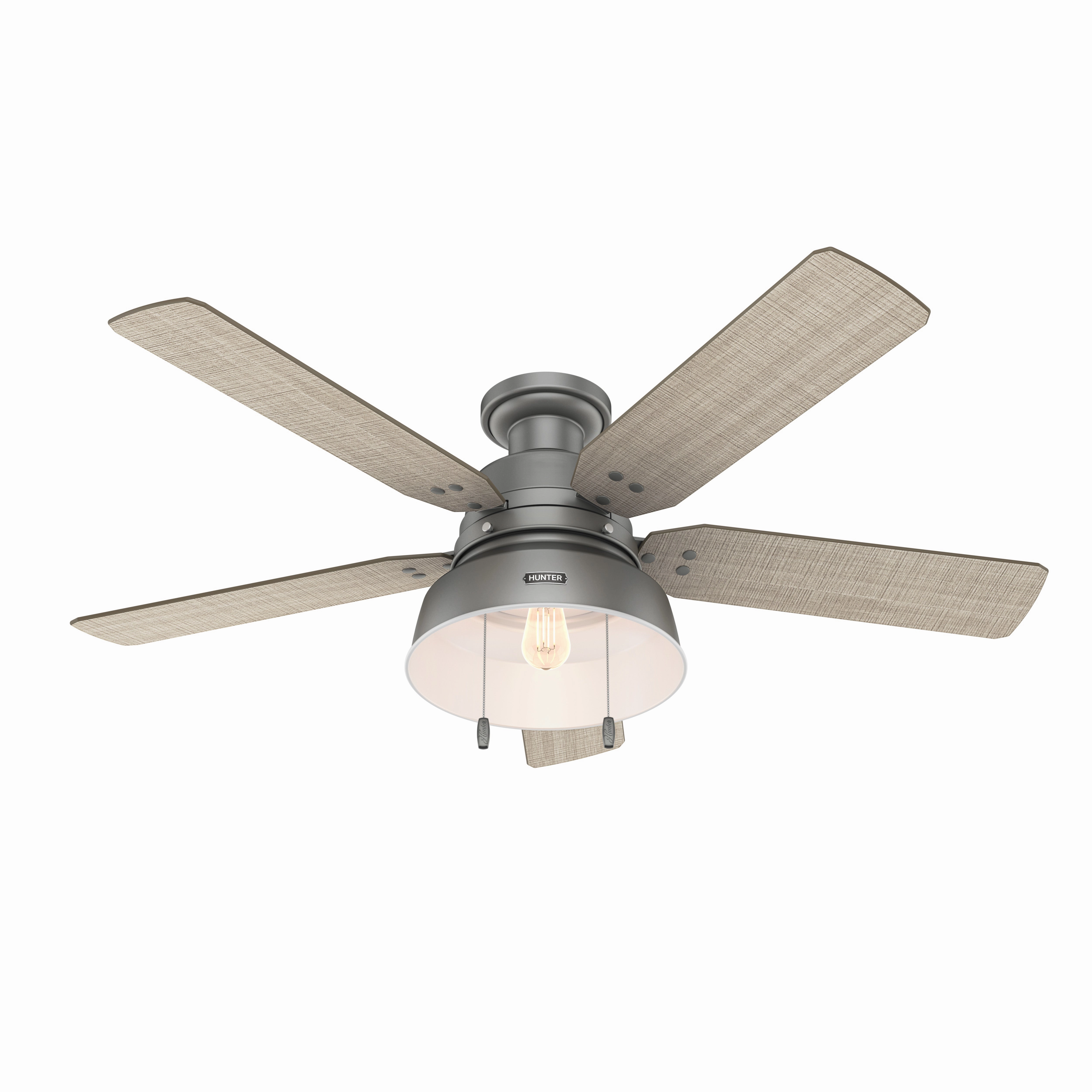 Mill Valley 52"Ceiling Fan Matte Silver