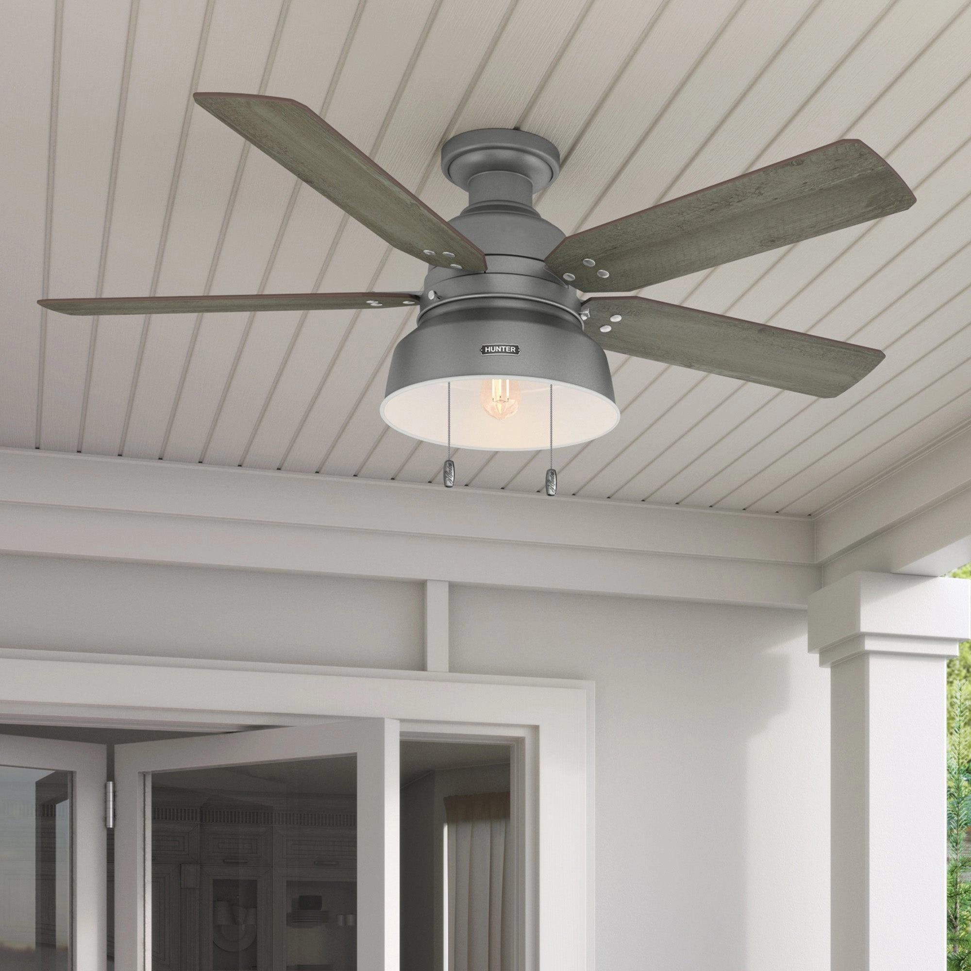 Mill Valley 52"Ceiling Fan Matte Silver