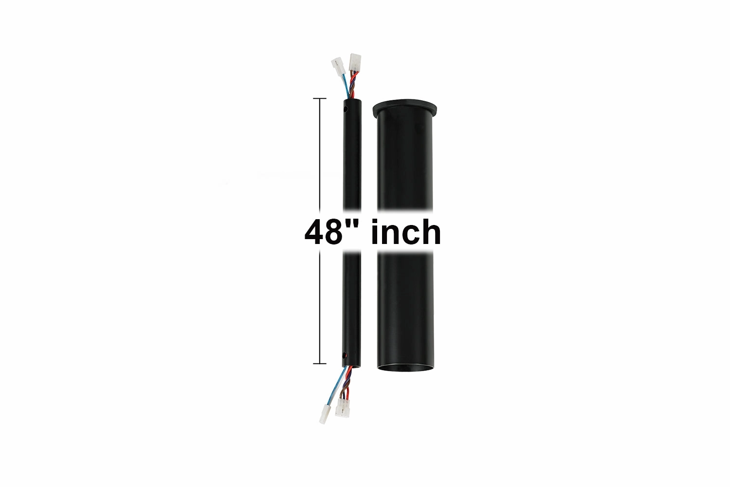 Minimalist Downrod Matte Black cool breeze fans for quiet operation
