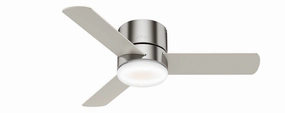 Minimus 44"Ceiling Fan Brushed Nickel quiet small fans for desk or nightstand