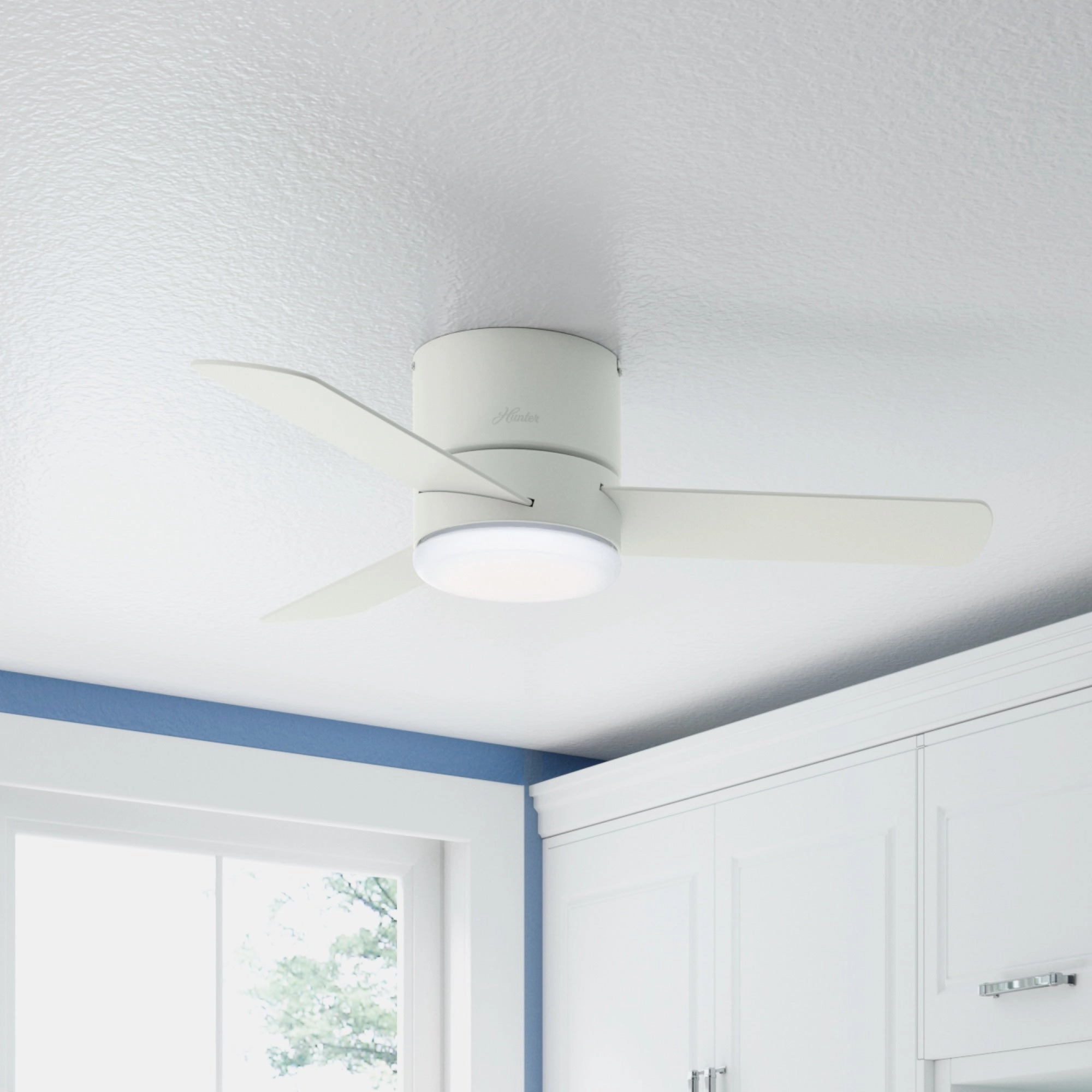 Minimus 44"Ceiling Fan Fresh White