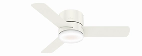 Minimus 44"Ceiling Fan Fresh White quiet small fans for desk or nightstand