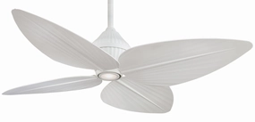 Minka Aire 52" Gauguin Outdoor Ceiling Fan with LED Light and Wall Control Modern ceiling fan for home cooling