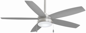 Minka Aire Airetor 52" 3 Speed Pull Chain Ceiling Fan with 16W LED Light Modern ceiling fan for home cooling