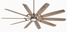 Minka Aire Barn H2O 84" DC Outdoor Ceiling Fan with 40W Dimmable LED Light and Remote Control adjustable indoor fans for cool airflow