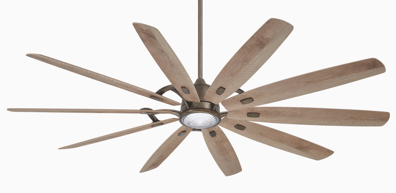 Minka Aire Barn H2O 84" DC Outdoor Ceiling Fan with 40W Dimmable LED Light and Remote Control adjustable indoor fans for cool airflow