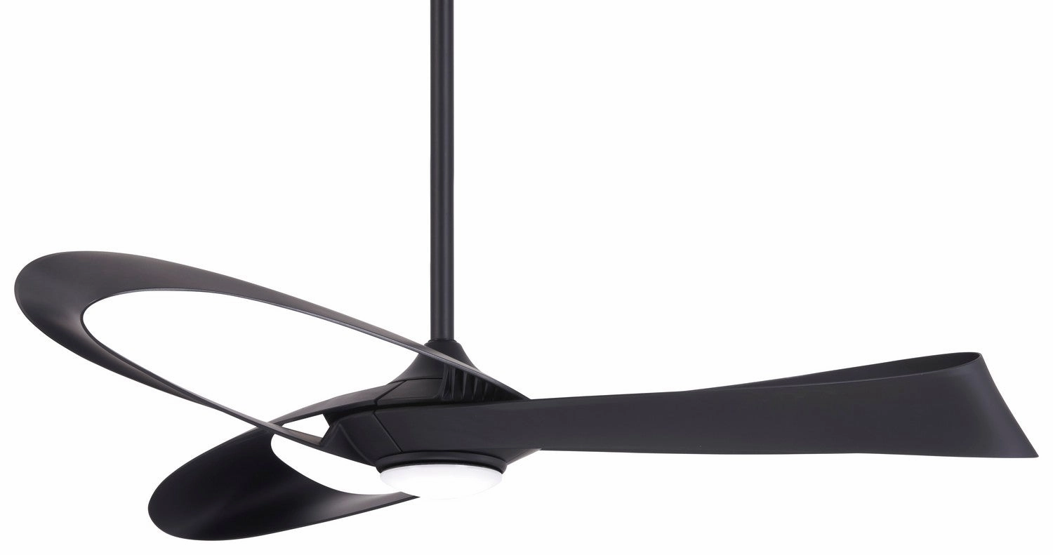 Minka Aire Bowie 52" DC Ceiling Fan with Dimmable LED Light and Remote Control Modern ceiling fan for home cooling