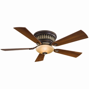 Minka Aire Calais 52" Flushmount Ceiling Fan with LED Light and Remote Control Modern ceiling fan for home cooling