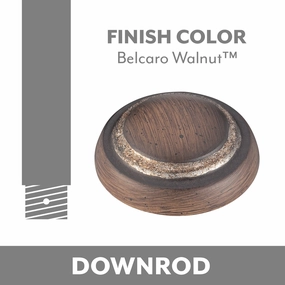Minka Aire Ceiling Fan Downrod Belcaro Walnut affordable cooling fans for summer