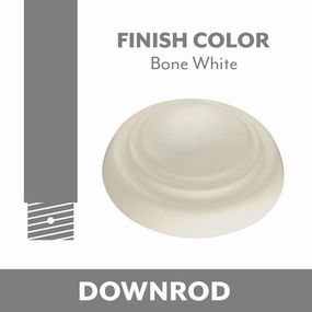 Minka Aire Ceiling Fan Downrod Bone White reliable fans for apartment and office