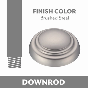 Minka Aire Ceiling Fan Downrod Brushed Steel low-noise fans for peaceful environments
