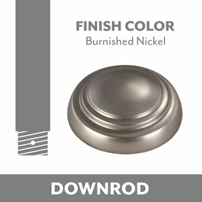 Minka Aire Ceiling Fan Downrod Burnished Nickel modern electric fans for minimalist decor