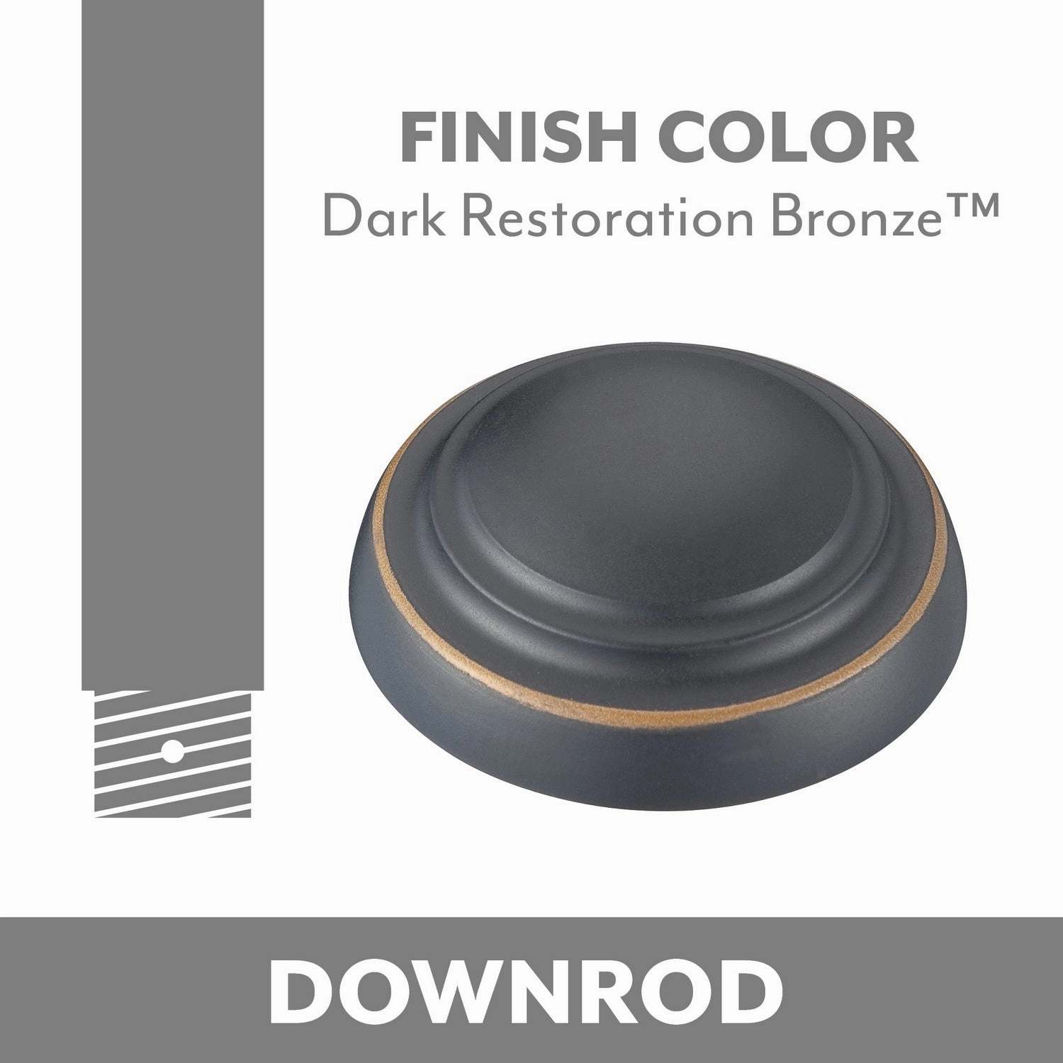 Minka Aire Ceiling Fan Downrod Dark Restoration Bronze multi-speed fans with easy controls