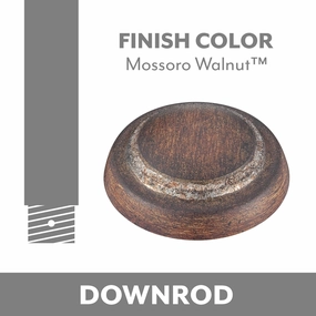 Minka Aire Ceiling Fan Downrod Mossoro Walnut adjustable fans for targeted cooling