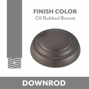 Minka Aire Ceiling Fan Downrod Oil Rubbed Bronze cool breeze fans for quiet operation