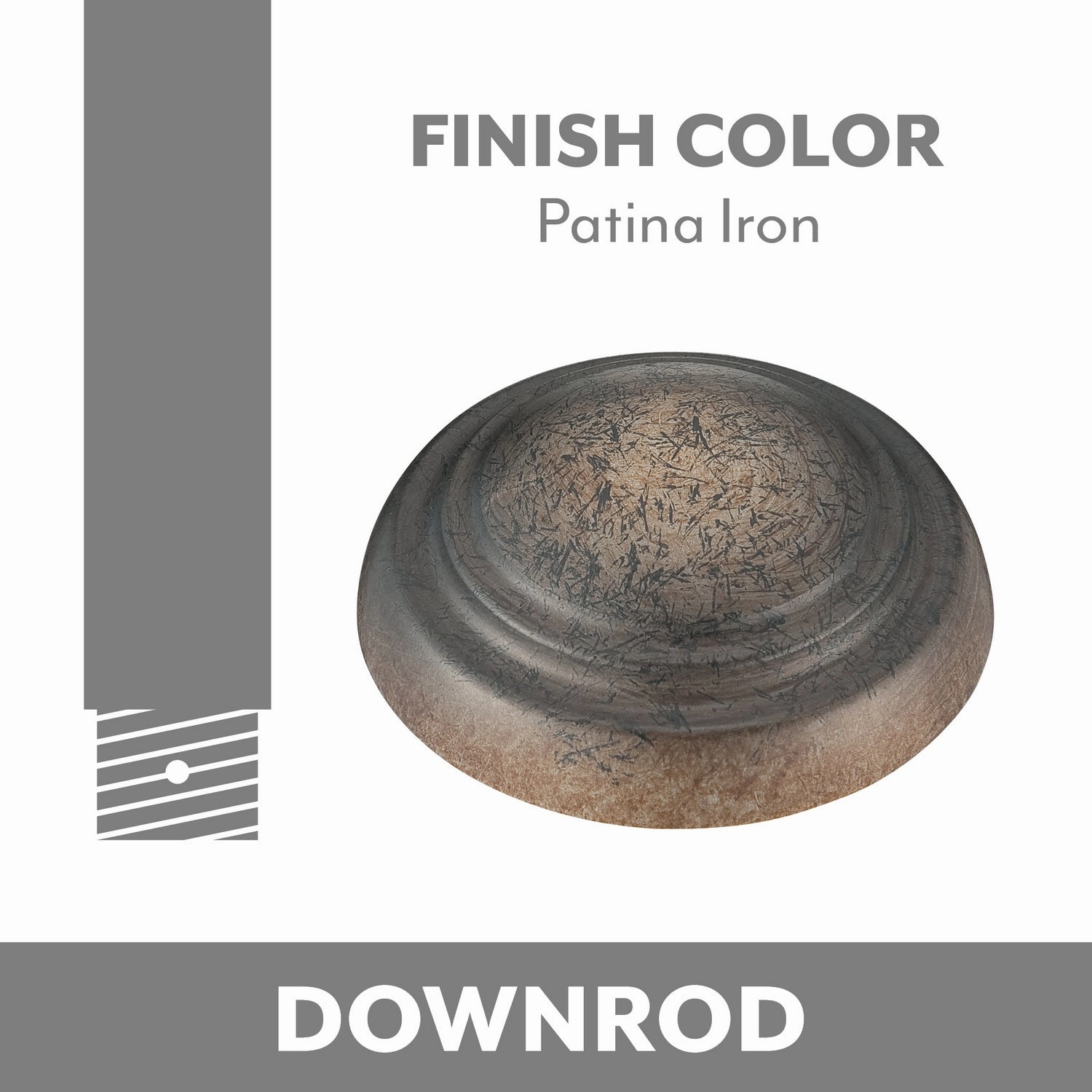 Minka Aire Ceiling Fan Downrod Patina Iron home fans with built-in timer settings