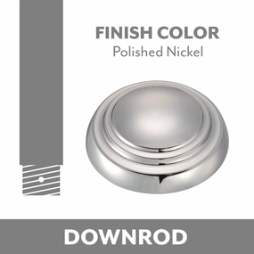 Minka Aire Ceiling Fan Downrod Polished Nickel oscillating electric fans for full room circulation