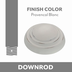 Minka Aire Ceiling Fan Downrod Provencal Blanc home fans with built-in timer settings